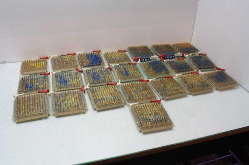 Lot of 22 Augat Gold Plated VME Wire Wrap Boards ~10,032 Pins / Socket Contact