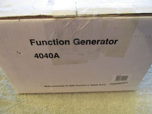 B&amp;K PRECISION 4040A function generator for test bench electronics