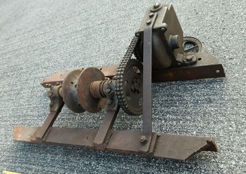 Antique Vintage Hoist Winch Pulley System ??? Old Machinery