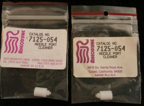 New! 2ea rheodyne 7125-054 needle port cleaner 7125/7725i sample injectors  chq, for sale