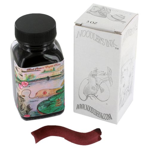 Noodler&#039;s Ink Fountain Pen Bottled Ink, 3oz - Black Swan in English Roses