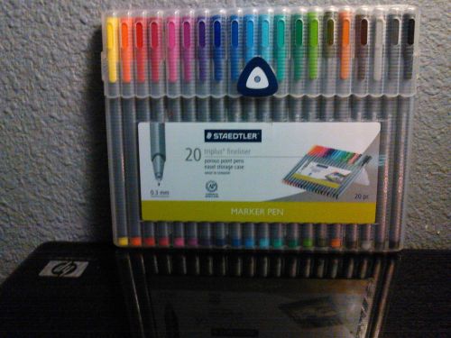 STAEDTLER TRIPLUS FINELINER PEN 20CT 0.3 MM 334 SB20G MARKER ART SET COLOR PENS