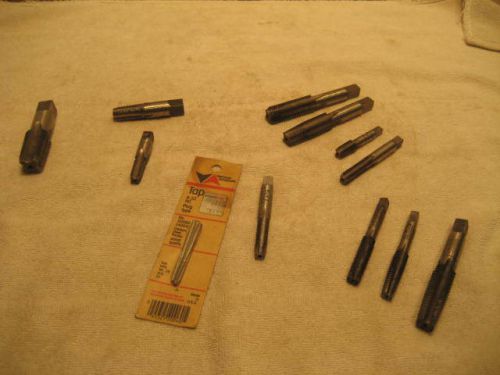 Assorted tap lot - 13 pieces - greefield - bendix - s.t.co. - threadwell - v.a. for sale