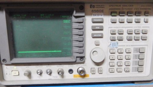 Hewlett Packard Spectrum Analyzer model 8560E w/ Mass Memory Module