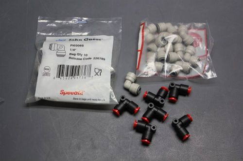 LOT OF NEW JOHN GUEST &amp; SMC ELBOW FITTINGS PI0308S (S16-T-117B)