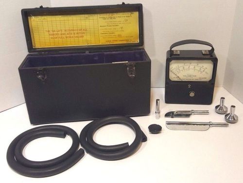 Vintage 1930&#039;s alnor type 3002 velometer boyle system in orig case w/ extras for sale