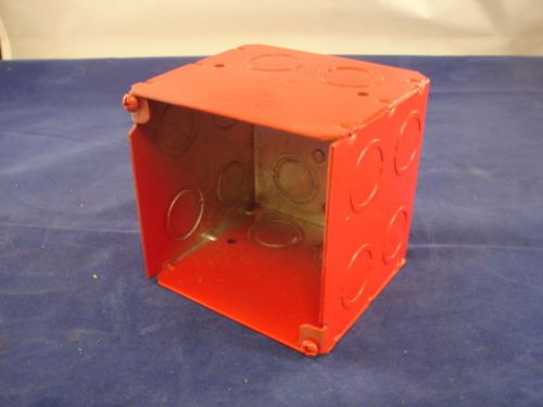 Hubbell raco 911-2 red alert back boxes for mounting 3 1/2 deep ***nnb*** for sale
