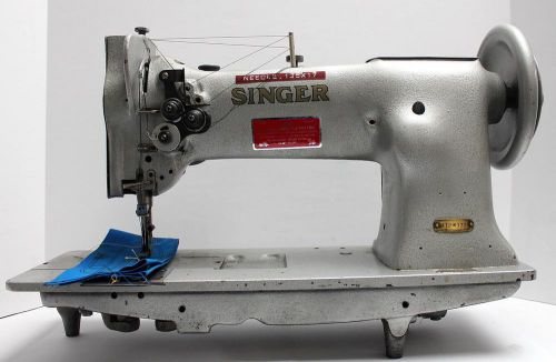 SINGER 112W139  Walking Foot Double Needle 1/8&#034; Gauge Industrial Sewing Machine
