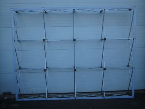 10 Foot Pop-up Trade Show Display Frame Only w/ Velcro  9&#039; 9&#034; x 7&#039; 4&#034;