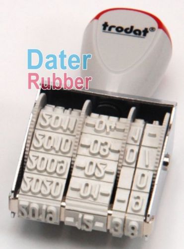 Stamp Rubber Mini Small Dater Year 3mm ink pad 0.3cm invoice bill number