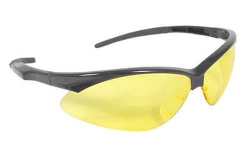 Radians OBO140CS Outback Shooting Glasses Black Frame Amber Lens With Neck Cord