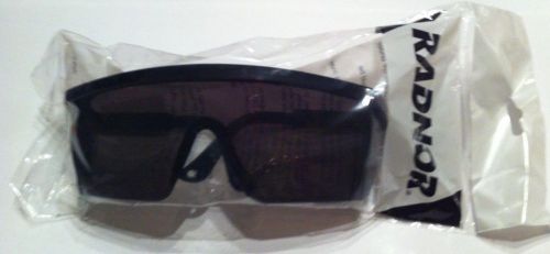 Radnor Safety Glasses Sunglasses Smoke Lens Black Frame ANSI Z87.1+ RAD64051204