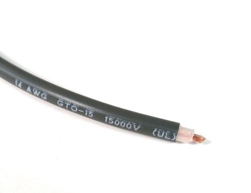 10 Foot Length of GTO-15 Type, 14AWG 15KV High Voltage Hook Up Wire 10&#039;