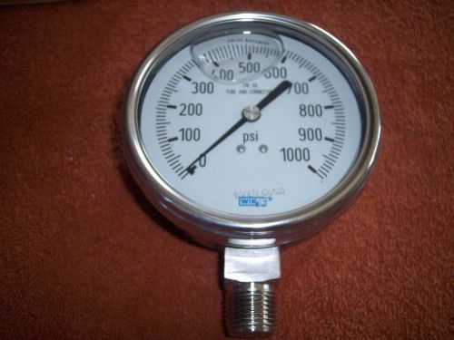 Wika 1000 psi glycerin gauge for sale