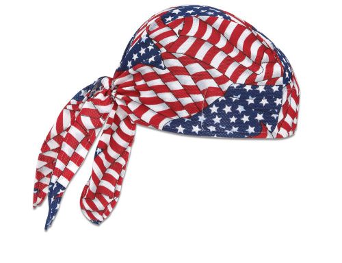 Ergodyne chill-its 6615 high-performance dew rag stars and stripes for sale