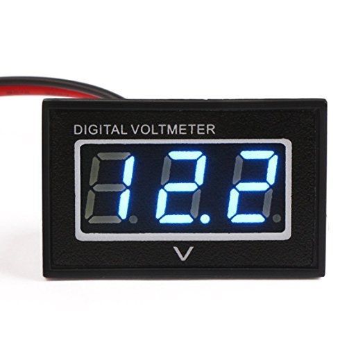 Geree waterproof led digital voltmeter 0.40&#039;&#039; dc 3-30v voltage meter gauge panel for sale