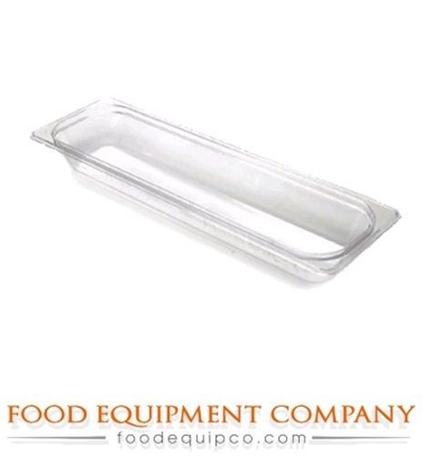 Cambro 24LPCW135 Camwear® Food Pan 1/2-size 4&#034;D clear  - Case of 6