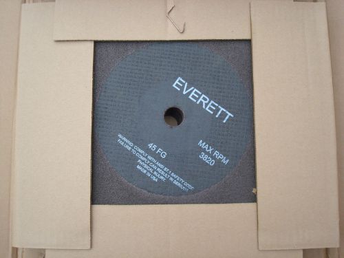 Package of 10 Everett 16&#034; diameter abrasive cut-off blades 45FG 3820 RPM
