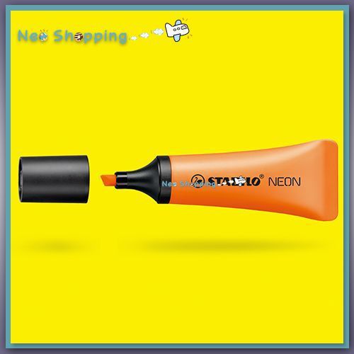 Stabilo Neon Tube Highlighter - Neon Orange color -