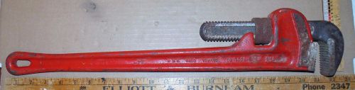 Ridgid 24 heavy duty pipe wrench #1 for sale