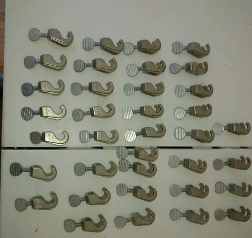 Lot of  36 Fisher Castaloy FlexFrame clamps