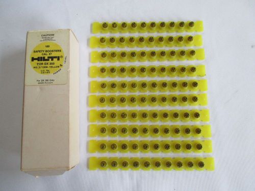 100 SAFETY BOOSTERS HILTI FOR DX 350 NO. 3/130m. YELLOW