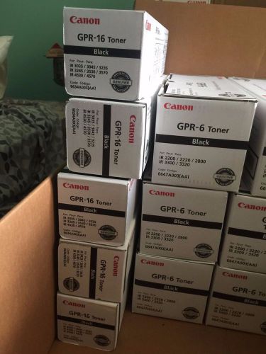 New Original Canon GPR 16 Toner, Lot of 5 9634A003(AA)