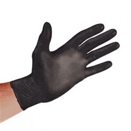 Sirchie sf0081xl black powder-free nitrile gloves 10&#034; x 4 mil xl for sale