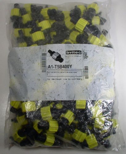 Irritec A1-T5B400Y Perma-Loc Tape X 400 Series 5/8&#034; Barb Yellow Nut Bag of 100