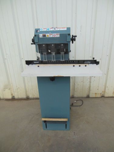 LASCO SPINNIT FMM3 FMM-3 MANUAL LIFT ELECTRIC 3 SPINDLE HOLE PAPER DRILL