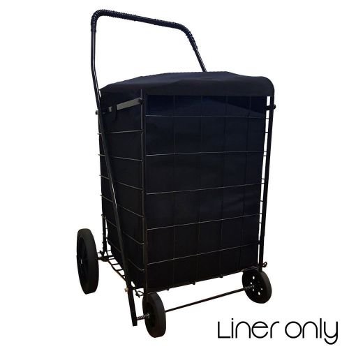 Shopping cart privacy liner insert water resistant material in 6 colors for sale