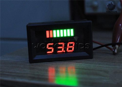 Charge Level Red Indicator Voltmeter for 48V 48*29*21 mm Lead-acid Battery