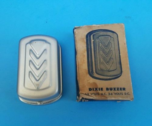 Nos vintage edwards dixie buzzer # 725 6-8 volts ac with original box for sale