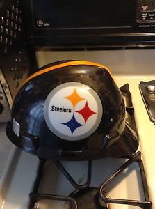 V guard pittsburg steelers hard hat msa safety size m vgc for sale