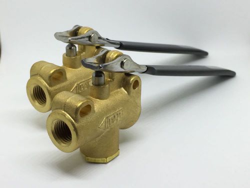 2 - carpet cleaning angled 1200 psi dam valve w/ stainless trigger for sale