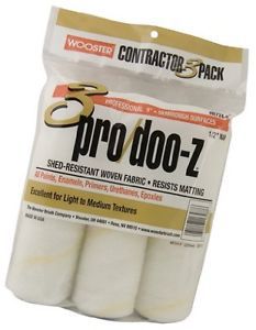 Wooster Brush RR724-9 Pro/Doo-Z Roller Cover 3 Pack 1/2-Inch, 9-Inch