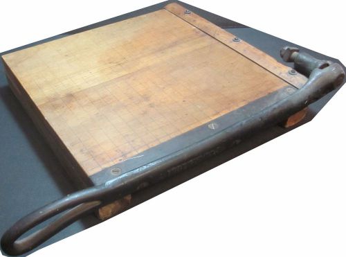 Vintage Ingento No. 3 Paper Cutter Ideal School Office Supply Ideal Co. Chicago