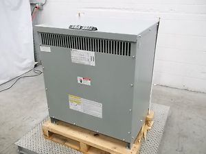 New ge 75kva 3 phase pri 480 volt sec 208y/120 volt transformer (tra3372) for sale