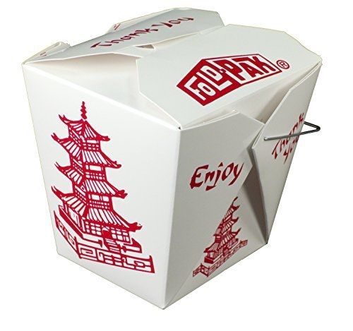 Fold Pak Fold-Pak 26WHPAGODAMB Pagoda Print Paper Wire-Handled Food Pail, 3-1/8&#034;