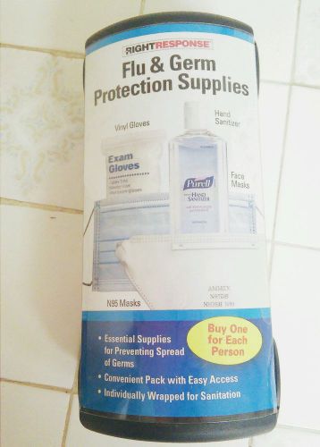 Flu &amp; germ protection supplies gloves face masks hand sanitizer new for sale