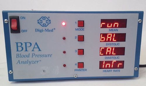 Digi-Med BPA Blood Pressure Analyzer