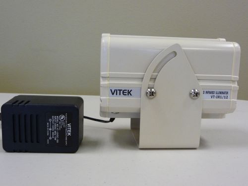 Vitek led infrared illuminator vt-ir1/12 vt-ir1-12 with power supply adapter for sale