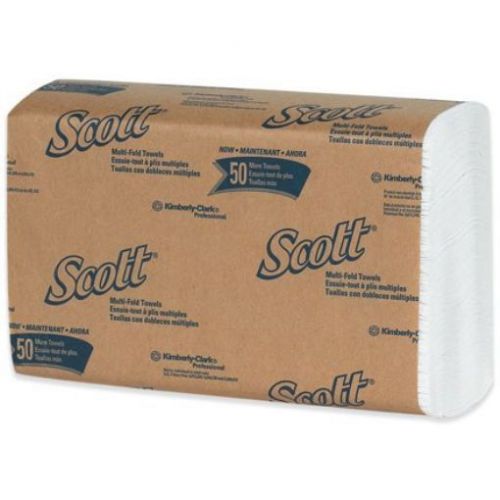 Scott TTWMTS Surpass Multi-Fold Towels, White Pack of 20