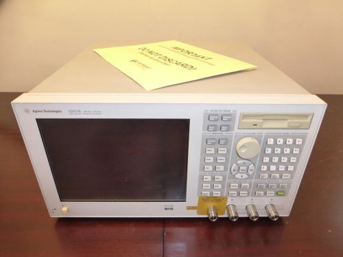Agilent e5071b 300khz - 8.5ghz network analyzer with opts 010-016-413-unq cal&#039;d for sale