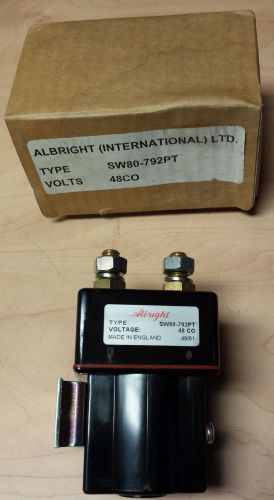 Albright SW80-792P T Direct Current Contactor 48V ( Male Stud )