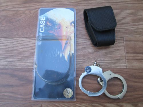 ASP 56133 Police Law Enforcement Handcuffs Case with key &amp; training cuffs