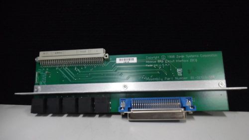 Zarak systems corporation abacus bra circuit interface (bci) 81-01515-02 for sale