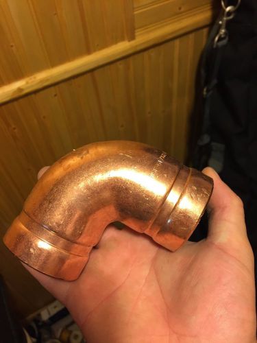 Victaulic 2-610 grooved connection copper 90 degree elbow fitting 2 inch for sale