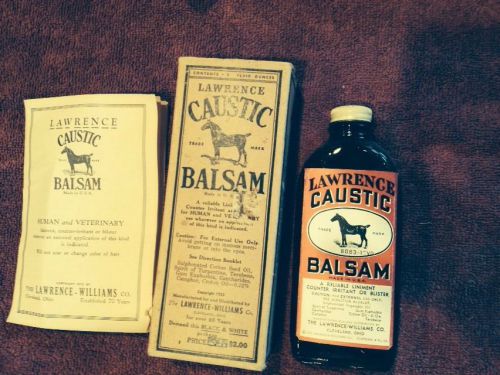 Vintage Veterinary-Lawrence Caustic Balsam