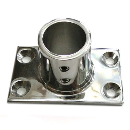 90 dregree square pipe base flat bottom yacht marine 22mm for sale